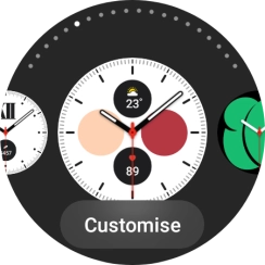 Press Customise. Press Customise.
