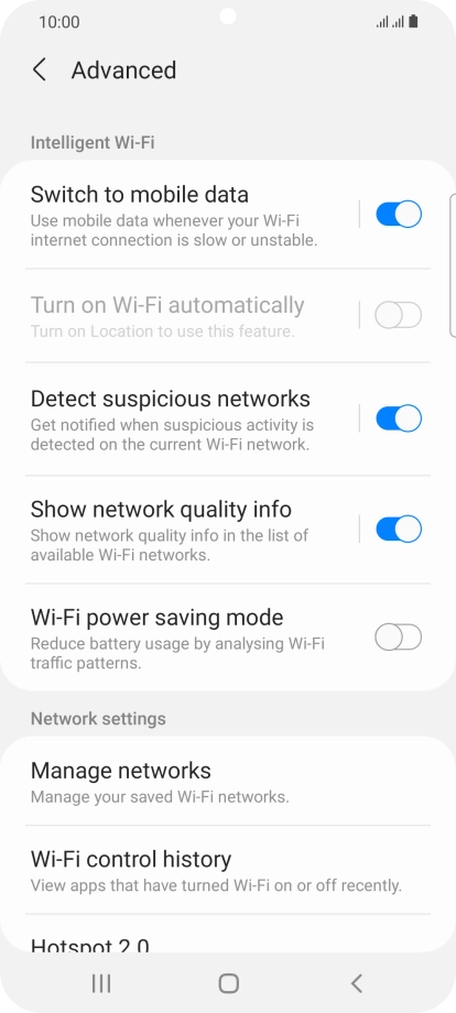 Press the indicator next to Press the indicator next to