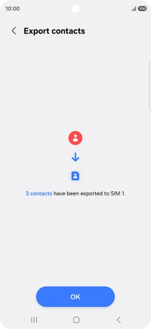 Press OK. Press OK.