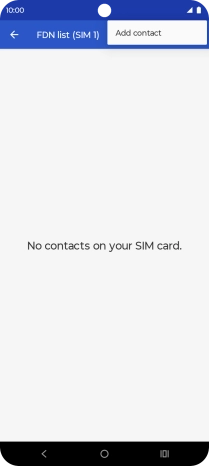 Press Add contact. Press Add contact.