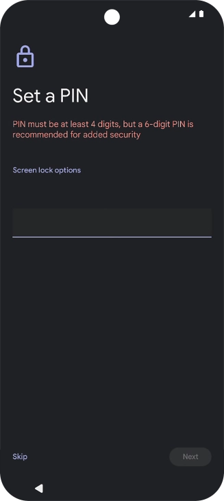 Press Skip. Press Skip.