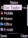 Select the required number type and key in the required phone number.
