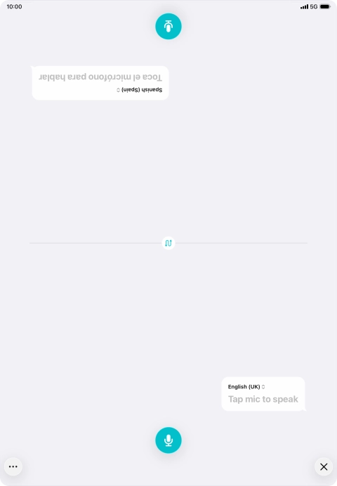 Press the end icon to end two-way view. Press the end icon to end two-way view.