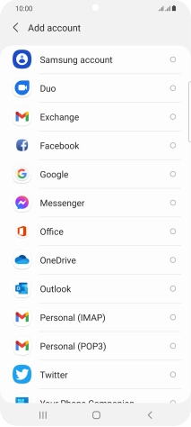 Press Google.