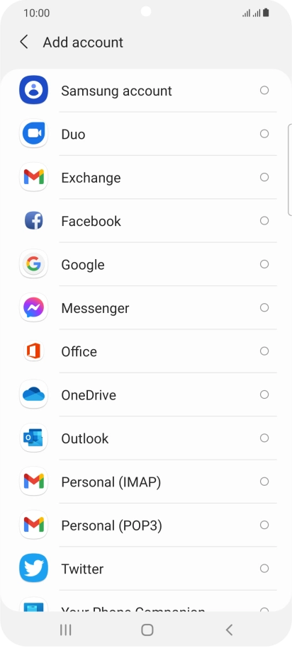 Press Google.
