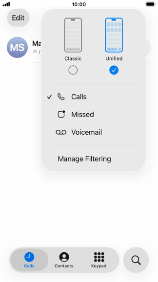 Press Voicemail.