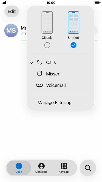 Press Voicemail.