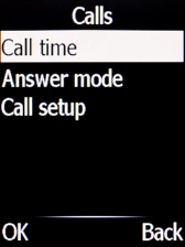 Select Call setup.