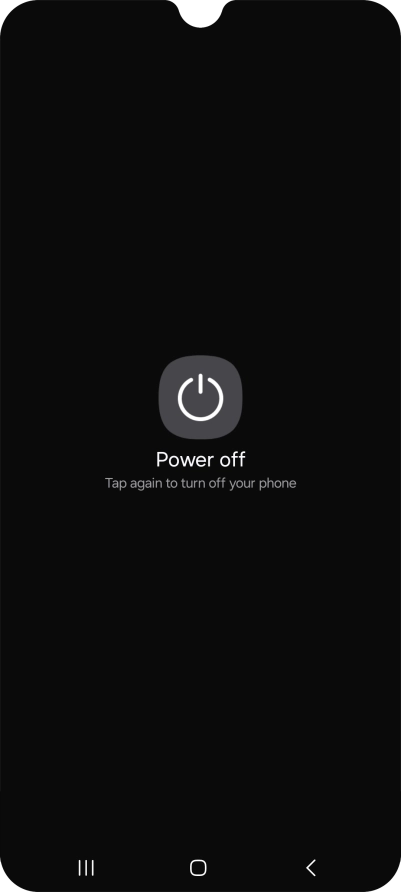Press Power off.