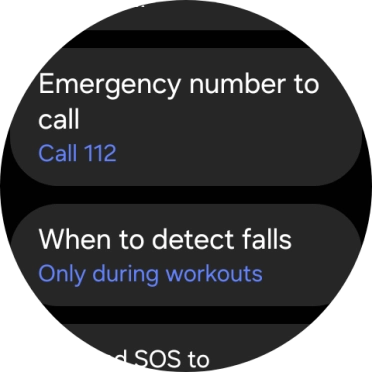 Press Emergency number to call.