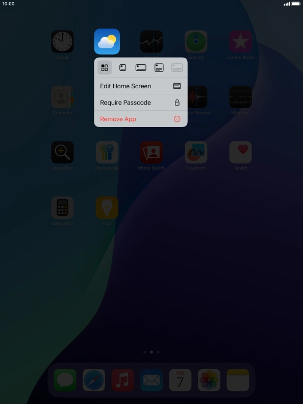 Press Remove App. Press Remove App.