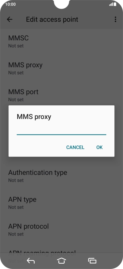 Key in 212.183.137.012 and press OK. Key in 212.183.137.012 and press OK.