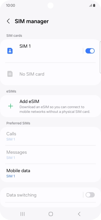 Press the Home key to return to the home screen. Press the Home key to return to the home screen.