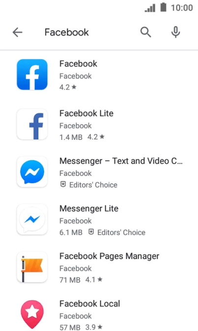 Press Facebook. Press Facebook.