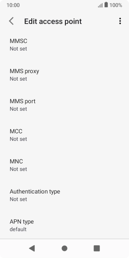 Press MMSC.