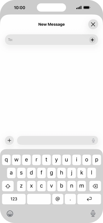 Press To: and key in the first letters of the recipient's name. Press To: and key in the first letters of the recipient's name.