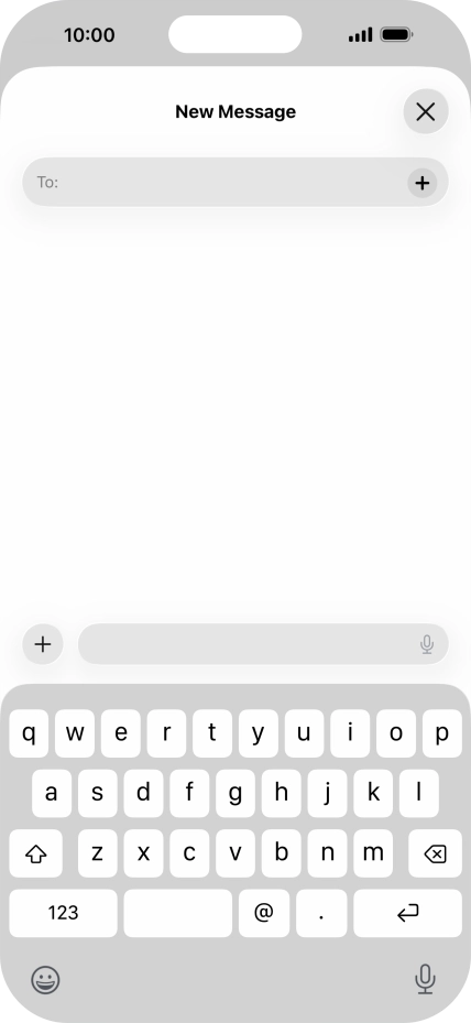 Press To: and key in the first letters of the recipient's name. Press To: and key in the first letters of the recipient's name.