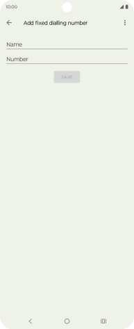 Press Name and key in the required name. Press Name and key in the required name.