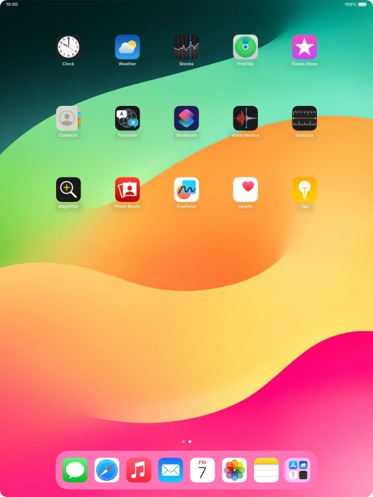 To add an application to Dock, press and hold the required application and drag it downwards to the left side of Dock. To add an application to Dock, press and hold the required application and drag it downwards to the left side of Dock.