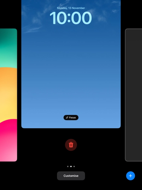 Press the delete icon. Press the delete icon.