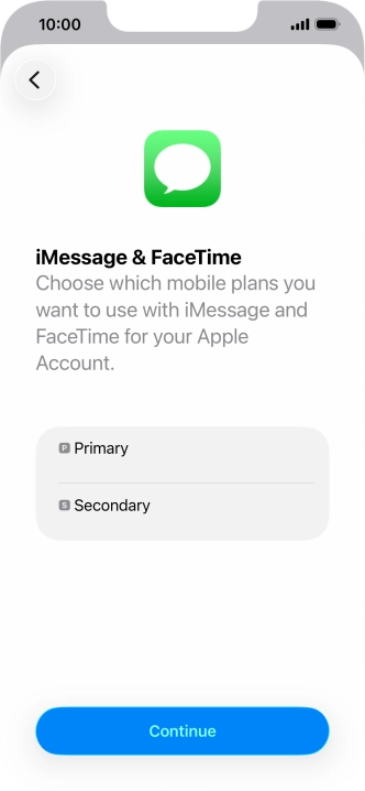 Press the required price plan. Press the required price plan.
