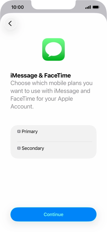 Press the required price plan. Press the required price plan.