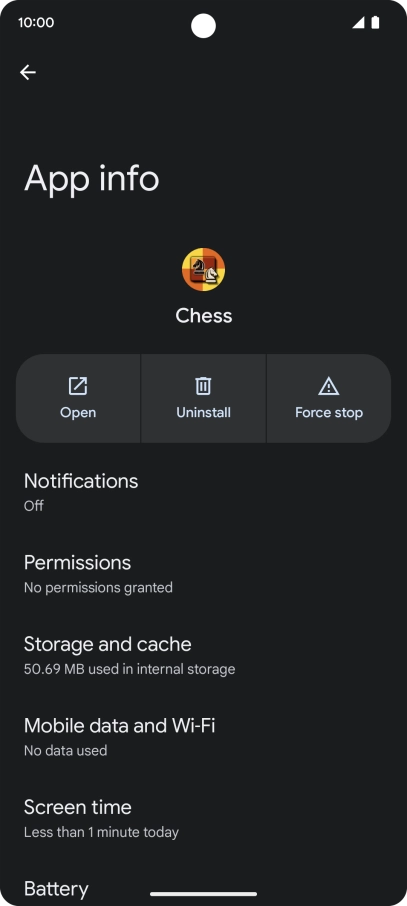 Press Storage and cache. Press Storage and cache.