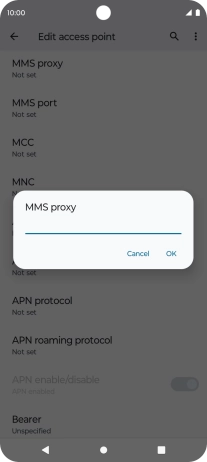Key in 212.183.137.012 and press OK. Key in 212.183.137.012 and press OK.