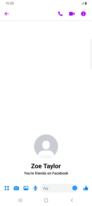 Press the text input field. Press the text input field.