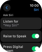Press Listen for.