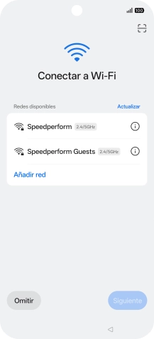 Pulsa la red wifi deseada.