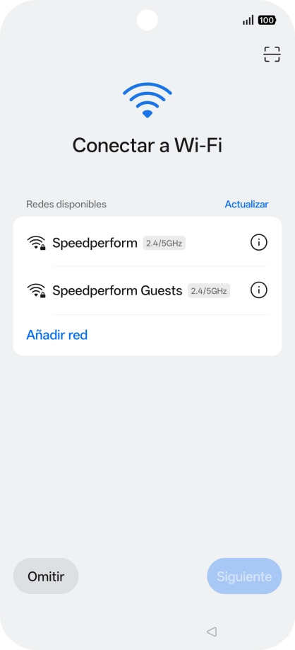 Pulsa la red wifi deseada.