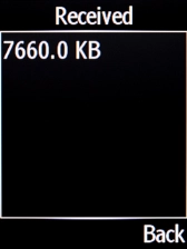 The incoming data usage is displayed.