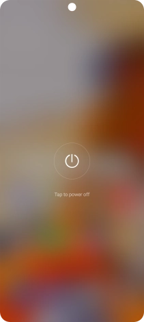 Press Tap to power off. Press Tap to power off.