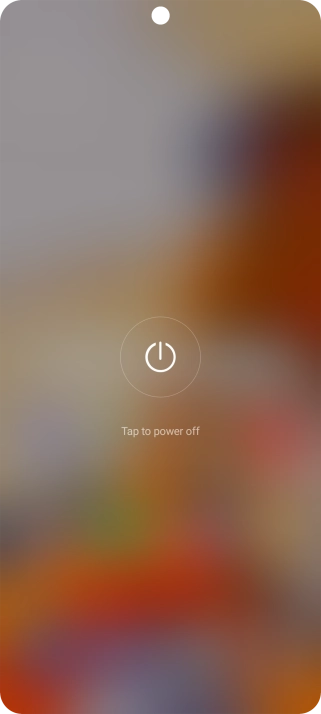 Press Tap to power off. Press Tap to power off.