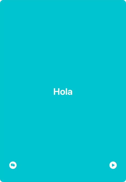 Press the split view icon to go back to display of both languages. Press the split view icon to go back to display of both languages.