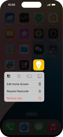 Press Remove App. Press Remove App.