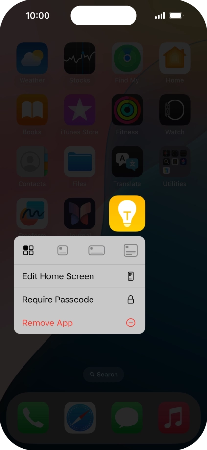 Press Remove App. Press Remove App.