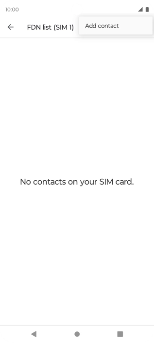 Press Add contact. Press Add contact.