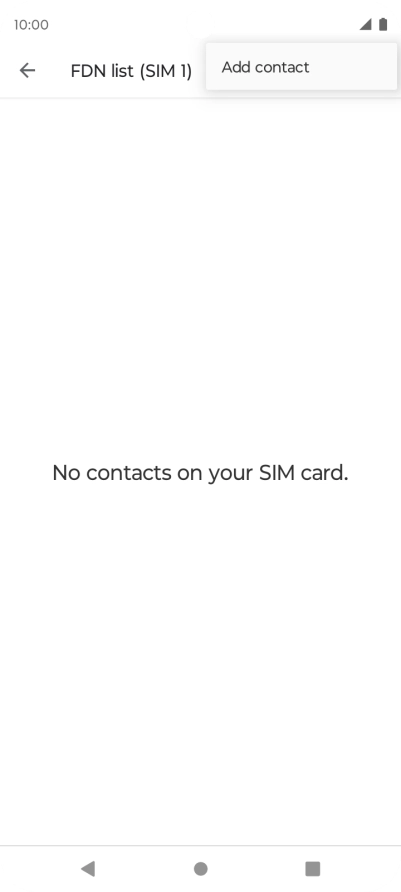 Press Add contact. Press Add contact.