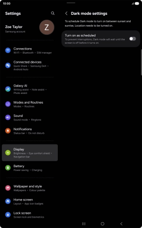 Press the indicator next to Press the indicator next to