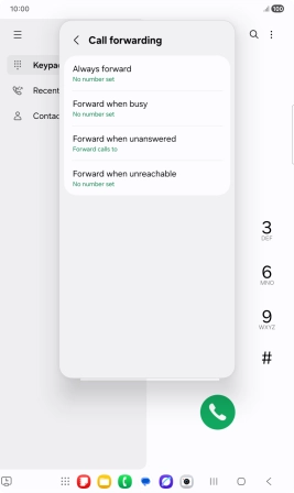 Press the Home key to return to the home screen. Press the Home key to return to the home screen.