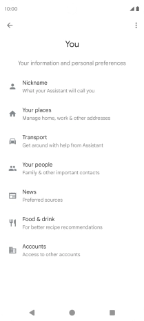 Press the Home key to return to the home screen.