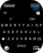 Press the input icon. Press the input icon.