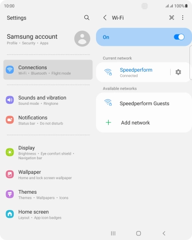 Press the Home key to return to the home screen. Press the Home key to return to the home screen.