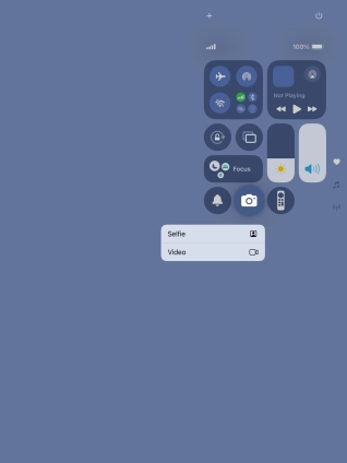 Press and hold the required function to see more actions.