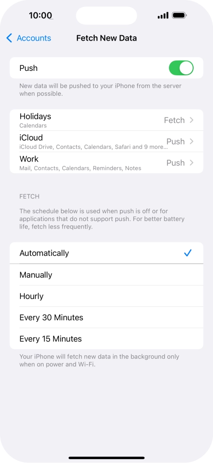 Press the indicator next to Press the indicator next to