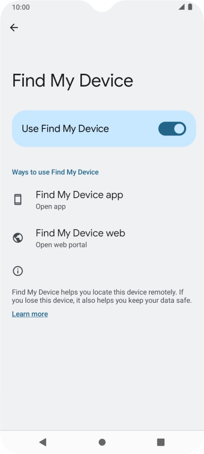 Press the Home key to return to the home screen. Press the Home key to return to the home screen.