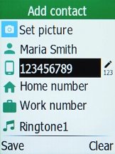 Press the Left selection key. Press the Left selection key.