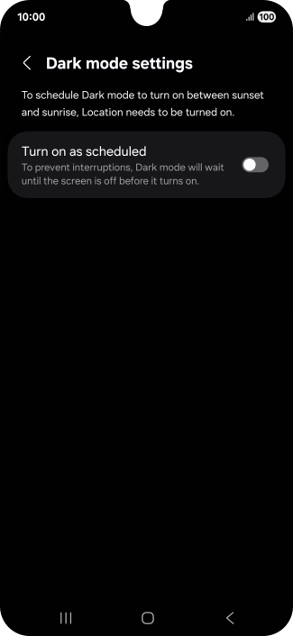 Press the indicator next to Press the indicator next to